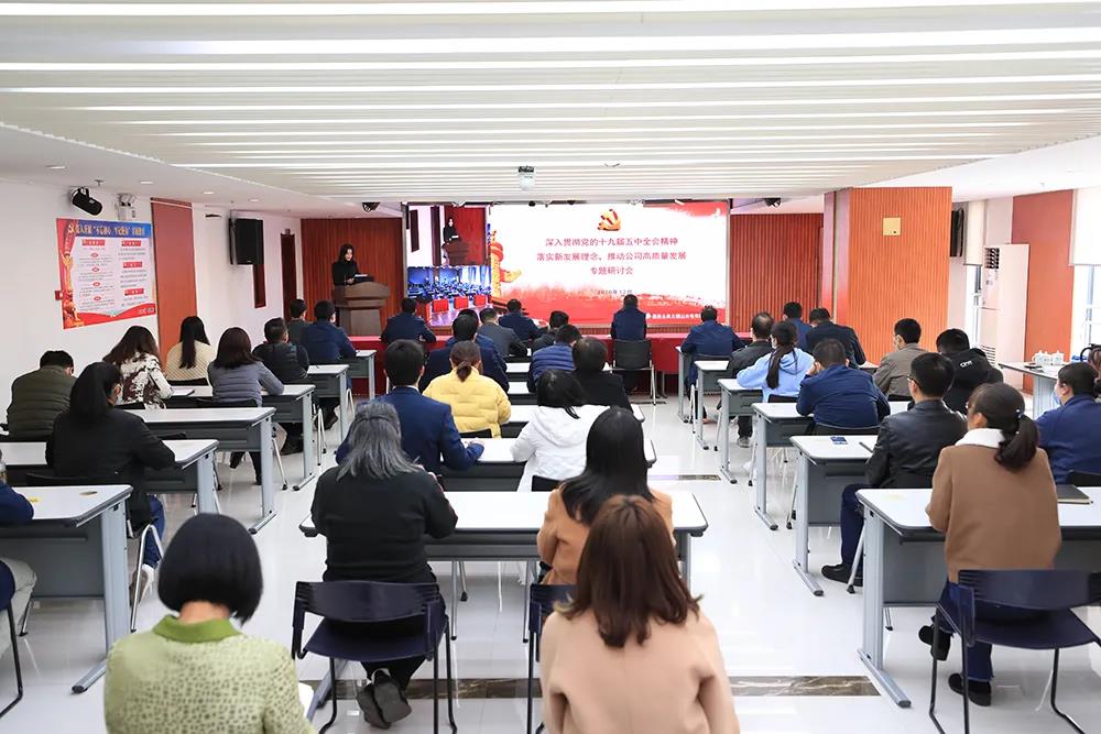 深入学习贯彻党的十九届五中全会精神,落实新发展理念 ——公司召开高质量发展研讨会